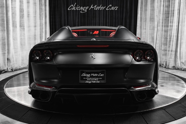 Used 2021 Ferrari 812 GTS Factory Matte Blk! Red Int! Full Stealth PPF! Novitec body Kit! Exhaust! for sale Sold at Chicago Motor Cars in West Chicago IL 60185 4