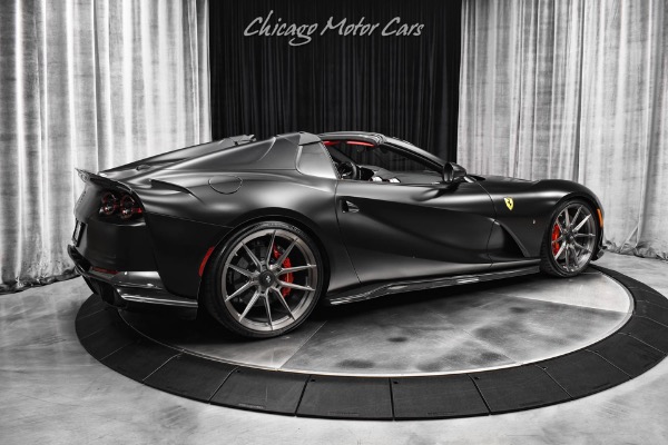 Used 2021 Ferrari 812 GTS Factory Matte Blk! Red Int! Full Stealth PPF! Novitec body Kit! Exhaust! for sale Sold at Chicago Motor Cars in West Chicago IL 60185 5