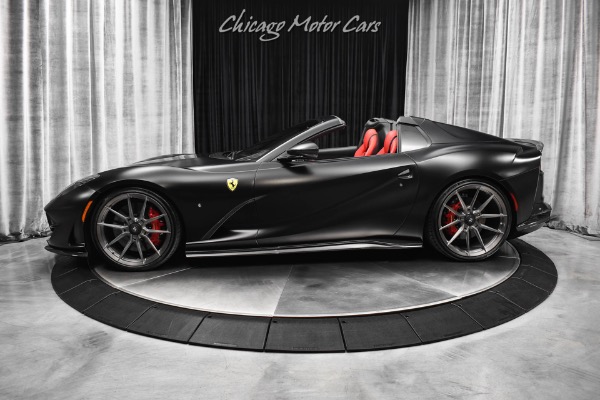 Used 2021 Ferrari 812 GTS Factory Matte Blk! Red Int! Full Stealth PPF! Novitec body Kit! Exhaust! for sale Sold at Chicago Motor Cars in West Chicago IL 60185 1