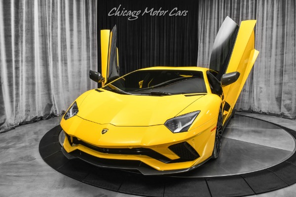 Used 2018 Lamborghini Aventador LP740-4 S Exterior & Interior Carbon Packs! RARE Pearl Paint! FULL PPF! for sale Sold at Chicago Motor Cars in West Chicago IL 60185 2