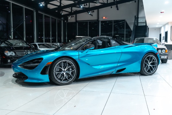 Used 2020 McLaren 720S Spider Performance Full PPF! Rare Belize Blue! Just Serviced! $375k+ MSRP! for sale Sold at Chicago Motor Cars in West Chicago IL 60185 2