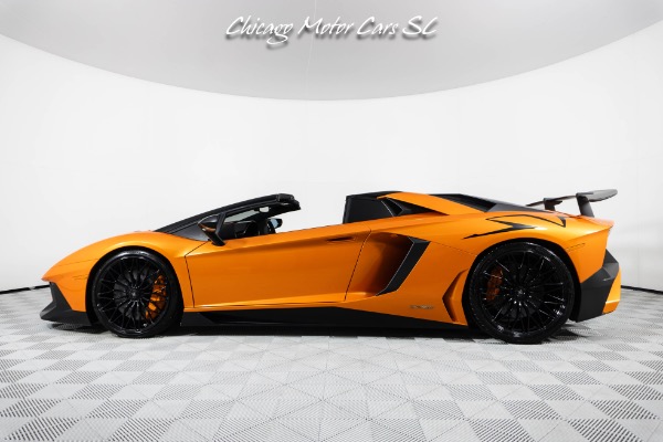 Used 2017 Lamborghini Aventador LP750-4 SV Roadster RARE Arancio Atlas Finish Only 9K Miles Front Lift for sale Sold at Chicago Motor Cars in West Chicago IL 60185 3