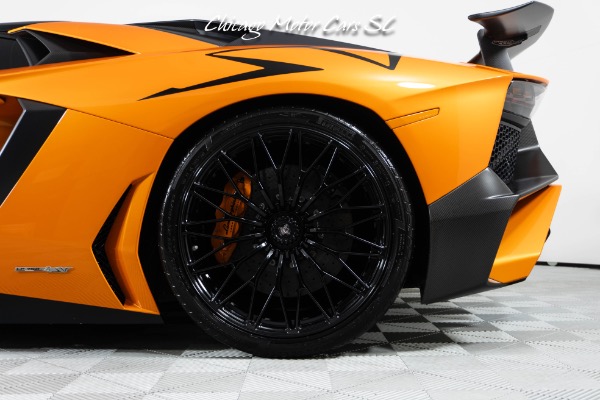 Used 2017 Lamborghini Aventador LP750-4 SV Roadster RARE Arancio Atlas Finish Only 9K Miles Front Lift for sale Sold at Chicago Motor Cars in West Chicago IL 60185 4