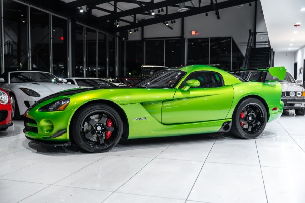 Used 2010 Dodge Viper SRT-10 ACR Coupe 6-Speed Manual! Snakeskin Green Pearl! LOW Miles! RARE! for sale Sold at Chicago Motor Cars in West Chicago IL 60185 2