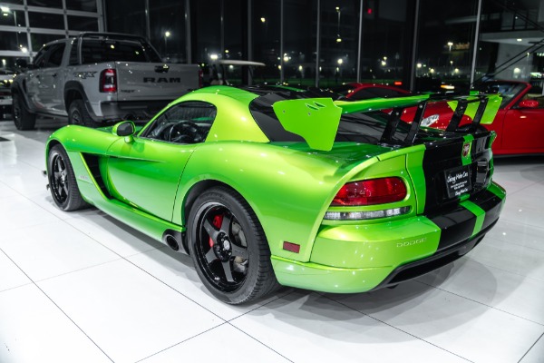 Used-2010-Dodge-Viper-SRT-10-ACR-Coupe-6-Speed-Manual-Snakeskin-Green-Pearl-LOW-Miles-RARE