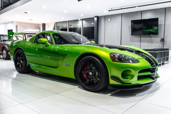 Used 2010 Dodge Viper SRT-10 ACR Coupe 6-Speed Manual! Snakeskin Green Pearl! LOW Miles! RARE! for sale Sold at Chicago Motor Cars in West Chicago IL 60185 6