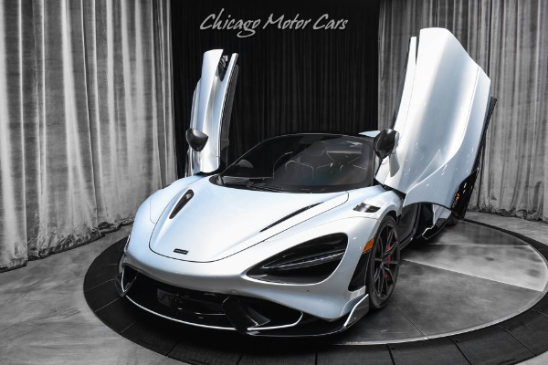 Used 2022 McLaren 765LT Spider Only 6k Miles MSO Black & Clubsport Pack CF 1&3 Packs BL Downpipes Full PPF for sale Sold at Chicago Motor Cars in West Chicago IL 60185 2