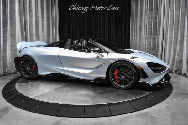 Used 2022 McLaren 765LT Spider Only 6k Miles MSO Black & Clubsport Pack CF 1&3 Packs BL Downpipes Full PPF for sale Sold at Chicago Motor Cars in West Chicago IL 60185 6