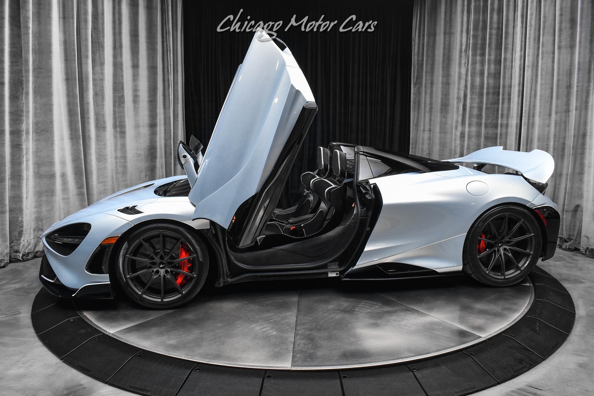 Used 2022 McLaren 765LT Spider Only 6k Miles MSO Black & Clubsport Pack CF 1&3 Packs BL Downpipes Full PPF for sale Sold at Chicago Motor Cars in West Chicago IL 60185 1