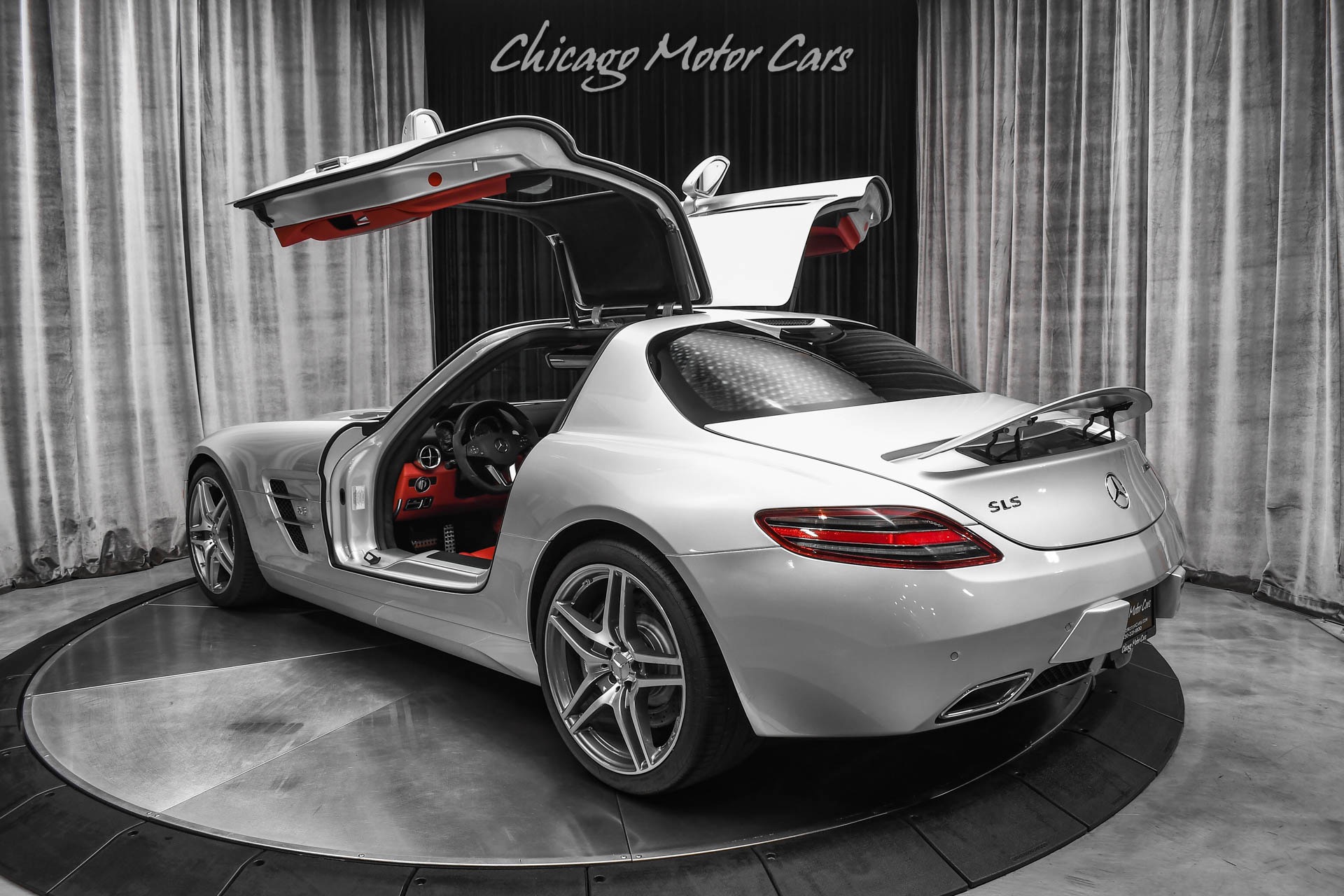 Used-2012-Mercedes-Benz-SLS-AMG-RARE-Gullwing-Coupe-HOT-Color-Combo-Carbon-Fiber-Trim-B-O-ONLY-7k-Miles