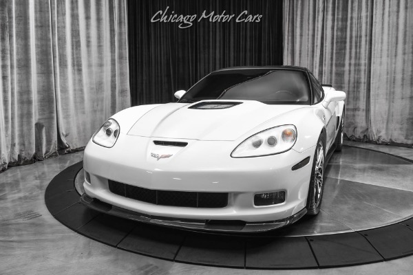 Used 2011 Chevrolet Corvette ZR1 3ZR Coupe Arctic White! ONLY 15k Miles! TASTEFUL Upgrades! 755 WHP! for sale Sold at Chicago Motor Cars in West Chicago IL 60185 2