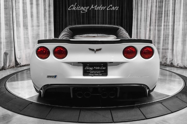 Used 2011 Chevrolet Corvette ZR1 3ZR Coupe Arctic White! ONLY 15k Miles! TASTEFUL Upgrades! 755 WHP! for sale Sold at Chicago Motor Cars in West Chicago IL 60185 4