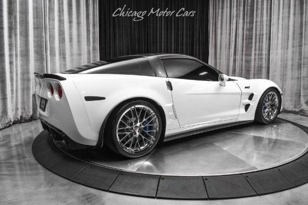 Used 2011 Chevrolet Corvette ZR1 3ZR Coupe Arctic White! ONLY 15k Miles! TASTEFUL Upgrades! 755 WHP! for sale Sold at Chicago Motor Cars in West Chicago IL 60185 5