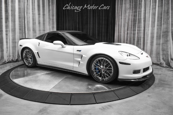 Used-2011-Chevrolet-Corvette-ZR1-3ZR-Coupe-Arctic-White-ONLY-15k-Miles-TASTEFUL-Upgrades-755-WHP