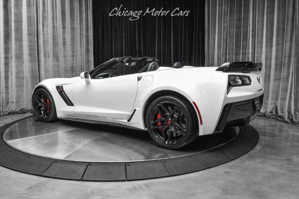 Used 2015 Chevrolet Corvette Z06 3LZ Convertible Z07 Package! MSRP $107,340+ White with Blue Interior! for sale Sold at Chicago Motor Cars in West Chicago IL 60185 3