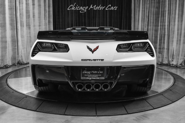 Used 2015 Chevrolet Corvette Z06 3LZ Convertible Z07 Package! MSRP $107,340+ White with Blue Interior! for sale Sold at Chicago Motor Cars in West Chicago IL 60185 4