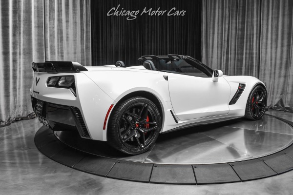 Used 2015 Chevrolet Corvette Z06 3LZ Convertible Z07 Package! MSRP $107,340+ White with Blue Interior! for sale Sold at Chicago Motor Cars in West Chicago IL 60185 5