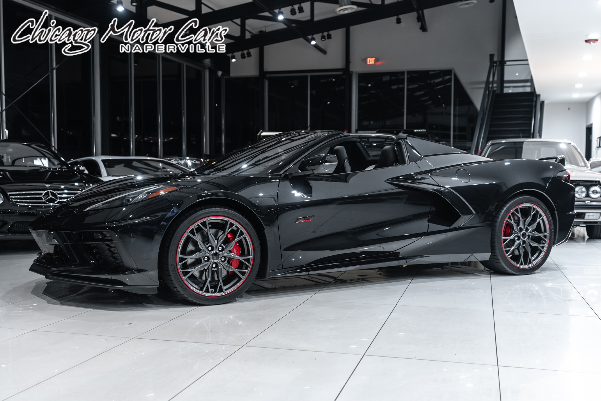 Used 2023 Chevrolet Corvette Convertible 70th Anniversary Edition Z51 Performance Pkg Front Lift 6k Mile for sale Sold at Chicago Motor Cars in West Chicago IL 60185 1