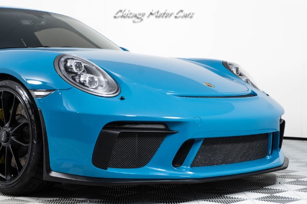 Used-2018-Porsche-911-GT3-Rare-Miami-Blue-Front-End-Lifter-Loaded