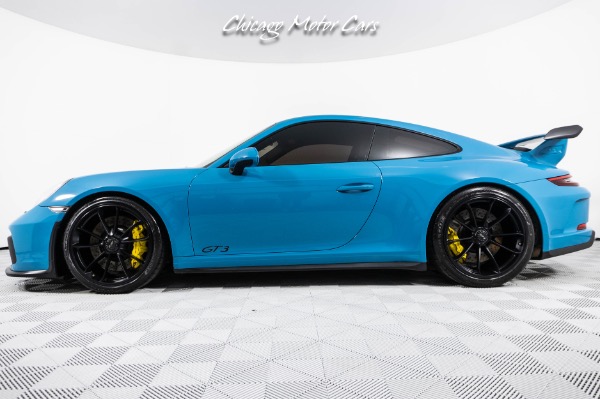 Used 2018 Porsche 911 GT3! Rare Miami Blue! Front End Lifter! Loaded! for sale Sold at Chicago Motor Cars in West Chicago IL 60185 2