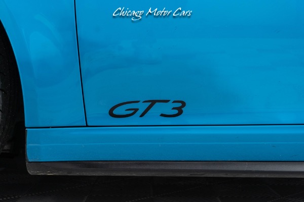 Used 2018 Porsche 911 GT3! Rare Miami Blue! Front End Lifter! Loaded! for sale Sold at Chicago Motor Cars in West Chicago IL 60185 5