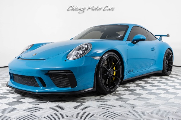 Used 2018 Porsche 911 GT3! Rare Miami Blue! Front End Lifter! Loaded! for sale Sold at Chicago Motor Cars in West Chicago IL 60185 6