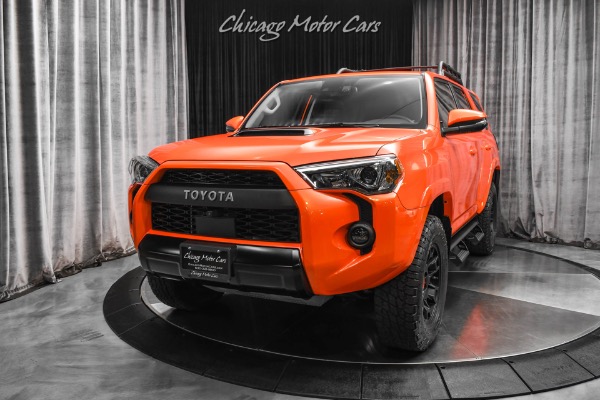 Used 2023 Toyota 4Runner TRD Pro SUV RARE Solar Orange! ONLY 11 Miles! VIRTUALLY BRAND NEW! for sale Sold at Chicago Motor Cars in West Chicago IL 60185 2