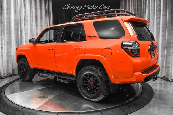 Used 2023 Toyota 4Runner TRD Pro SUV RARE Solar Orange! ONLY 11 Miles! VIRTUALLY BRAND NEW! for sale Sold at Chicago Motor Cars in West Chicago IL 60185 3