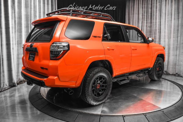 Used 2023 Toyota 4Runner TRD Pro SUV RARE Solar Orange! ONLY 11 Miles! VIRTUALLY BRAND NEW! for sale Sold at Chicago Motor Cars in West Chicago IL 60185 5