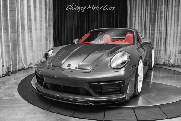 Used 2023 Porsche 911 Targa 4 GTS 1k Miles! PTS Grey Black! ANRKY Wheels! $70K+ in UPGRADES! for sale Sold at Chicago Motor Cars in West Chicago IL 60185 2