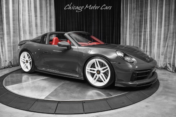 Used 2023 Porsche 911 Targa 4 GTS 1k Miles! PTS Grey Black! ANRKY Wheels! $70K+ in UPGRADES! for sale Sold at Chicago Motor Cars in West Chicago IL 60185 6