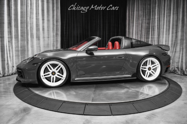 Used 2023 Porsche 911 Targa 4 GTS 1k Miles! PTS Grey Black! ANRKY Wheels! $70K+ in UPGRADES! for sale Sold at Chicago Motor Cars in West Chicago IL 60185 1