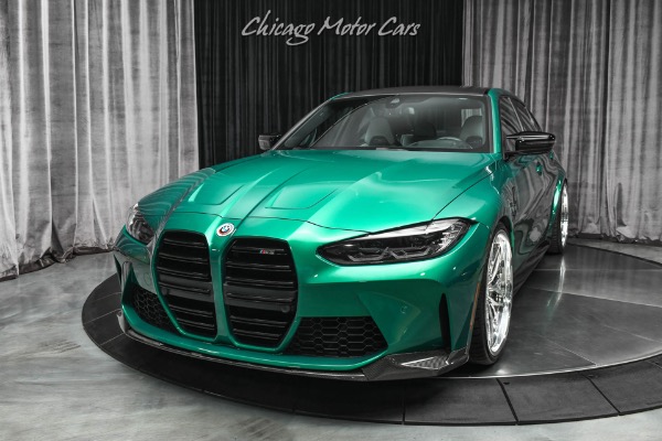 Used 2022 BMW M3 Sedan 6-Speed Manual! Carbon Roof! ANRKY Wheels! HOT Color Combo! LOADED! for sale Sold at Chicago Motor Cars in West Chicago IL 60185 2