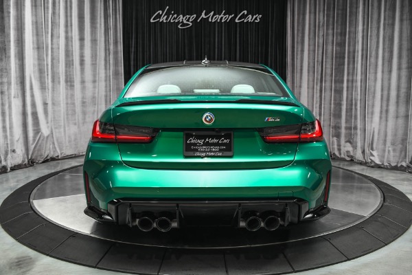 Used 2022 BMW M3 Sedan 6-Speed Manual! Carbon Roof! ANRKY Wheels! HOT Color Combo! LOADED! for sale Sold at Chicago Motor Cars in West Chicago IL 60185 4
