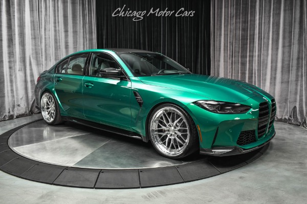 Used 2022 BMW M3 Sedan 6-Speed Manual! Carbon Roof! ANRKY Wheels! HOT Color Combo! LOADED! for sale Sold at Chicago Motor Cars in West Chicago IL 60185 6