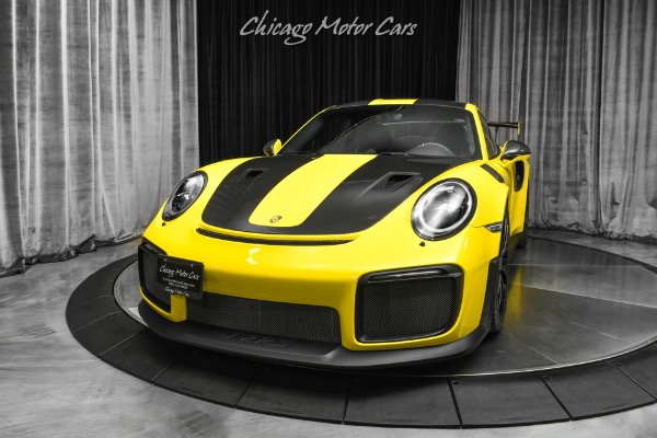 Used 2018 Porsche 911 GT2 RS Weissach Package ONLY 2k Miles! Magnesium Wheels! Carbon! LOADED! for sale Sold at Chicago Motor Cars in West Chicago IL 60185 2