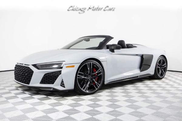 Used-2023-Audi-R8-52-Quattro-V10-Performance-Spyder-ONLY-865-Miles-HOT-Color-Combo