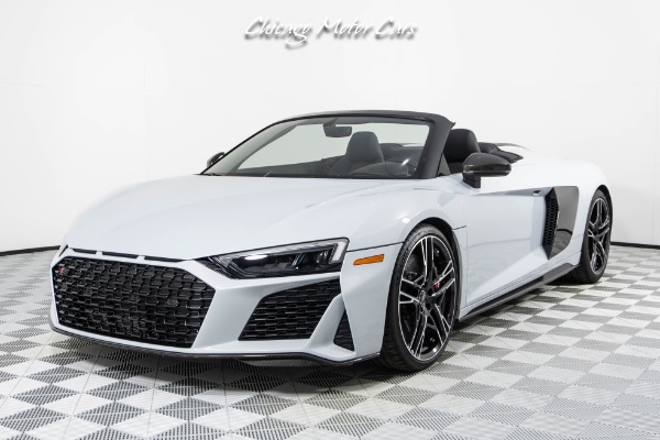 Used-2023-Audi-R8-52-Quattro-V10-Performance-Spyder-ONLY-865-Miles-HOT-Color-Combo