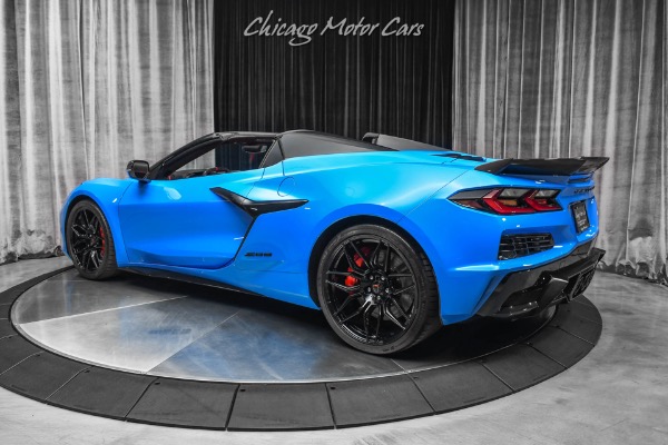Used 2023 Chevrolet Corvette Z06 Convertible 3LZ Rapid Blue/ Red Interior LOADED Carbon Fiber Upgrades! for sale Sold at Chicago Motor Cars in West Chicago IL 60185 3