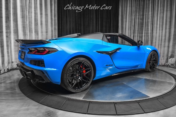Used 2023 Chevrolet Corvette Z06 Convertible 3LZ Rapid Blue/ Red Interior LOADED Carbon Fiber Upgrades! for sale Sold at Chicago Motor Cars in West Chicago IL 60185 5