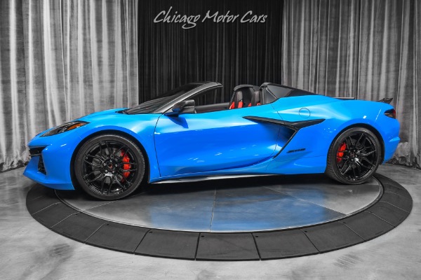 Used 2023 Chevrolet Corvette Z06 Convertible 3LZ Rapid Blue/ Red Interior LOADED Carbon Fiber Upgrades! for sale Sold at Chicago Motor Cars in West Chicago IL 60185 1