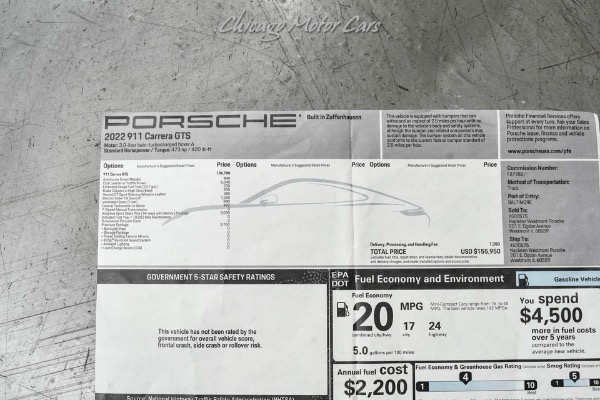 Used-2022-Porsche-911-Carrera-GTS-ONLY-2k-Miles-RARE-Color-Combo-7-Spd-Manual-Premium-Pkg