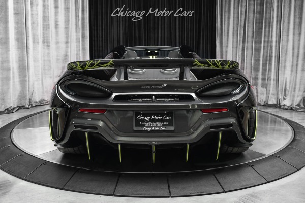 Used 2020 McLaren 600LT Spider Segestria Borealis Edition! 1 of 12! Senna Seats! MSO Clubsport! RARE! for sale Sold at Chicago Motor Cars in West Chicago IL 60185 4