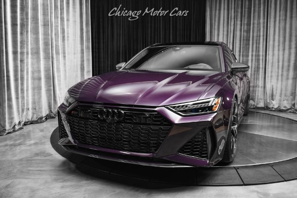 Used 2023 Audi RS6 4.0T quattro Avant RARE Audi Exclusive Paint! Carbon Optic! Exec. Pkg! PPF! for sale Sold at Chicago Motor Cars in West Chicago IL 60185 2