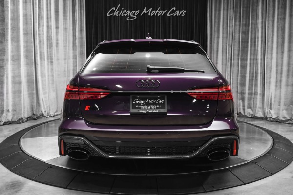 Used 2023 Audi RS6 4.0T quattro Avant RARE Audi Exclusive Paint! Carbon Optic! Exec. Pkg! PPF! for sale Sold at Chicago Motor Cars in West Chicago IL 60185 4