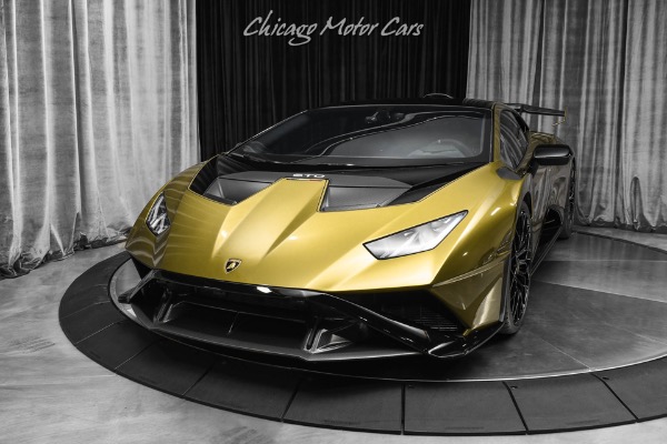 Used 2023 Lamborghini Huracan STO Original MSRP $478k+ Perfect Spec! LOADED! Verde Gea Lucido! Full PPF! for sale Sold at Chicago Motor Cars in West Chicago IL 60185 2
