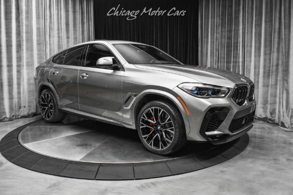 Used-2023-BMW-X6-M-SUV-Donington-Grey-Carbon-Trim-M-Wheels-600-HP-EXCELLENT-Condition