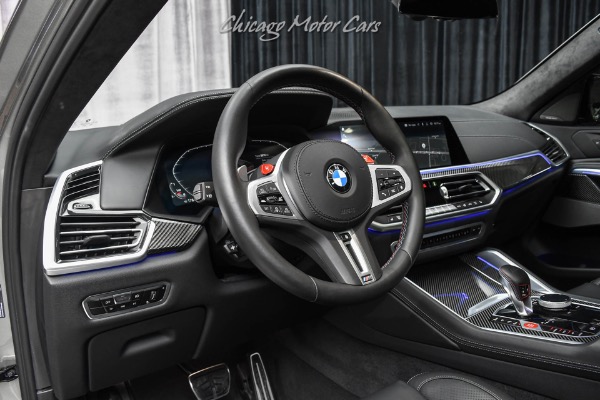 Used-2023-BMW-X6-M-SUV-Donington-Grey-Carbon-Trim-M-Wheels-600-HP-EXCELLENT-Condition