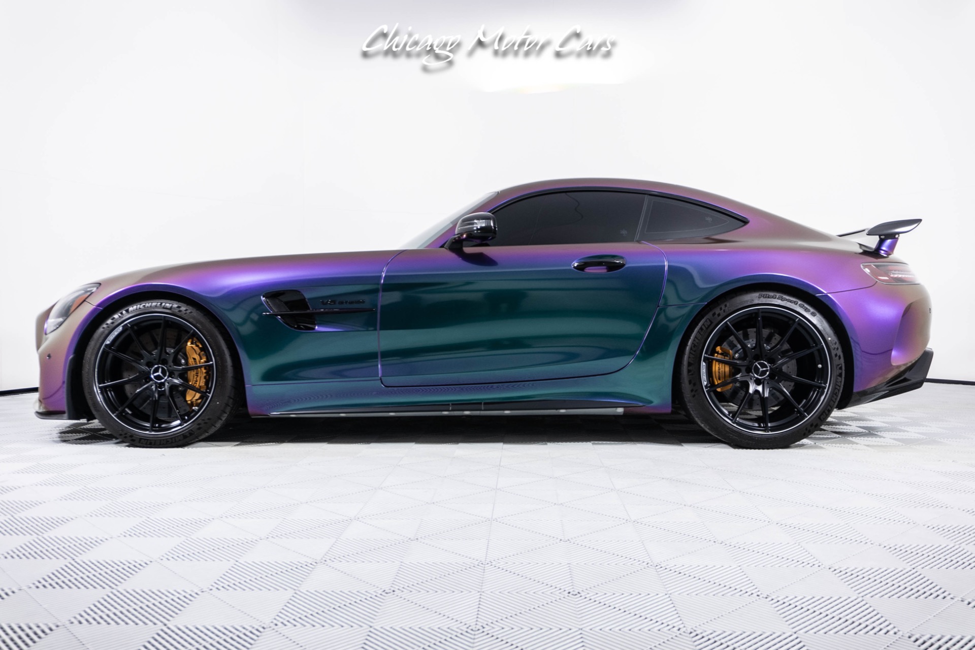 Deep Purple Mercedes-AMG GT R Pro Laden With Carbon Looks Near