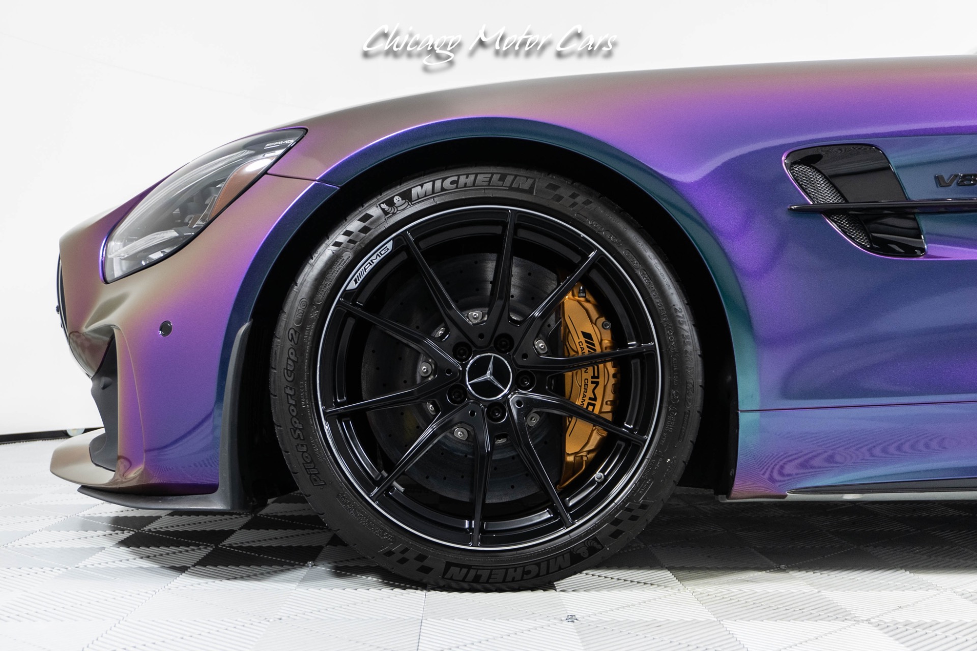 Deep Purple Mercedes-AMG GT R Pro Laden With Carbon Looks Near